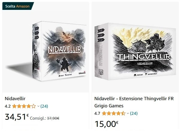 Nidavellir gioco da tavolo ed espansione Thingvellir