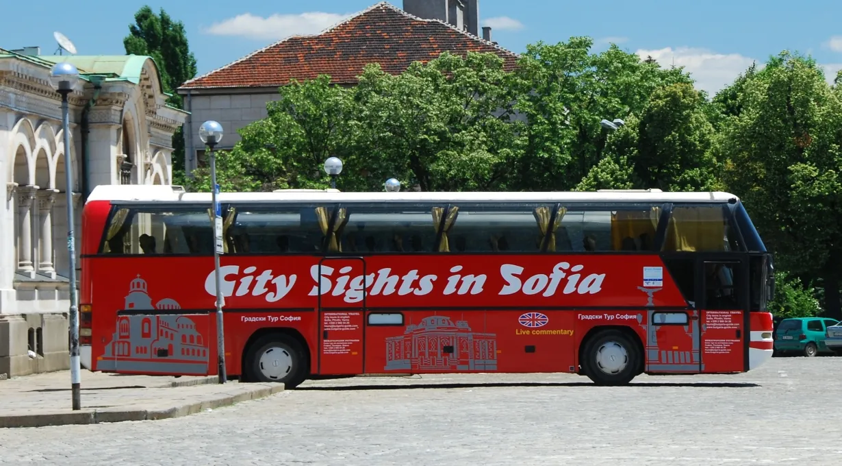 bus City Sightseeing Sofia Bulgaria
