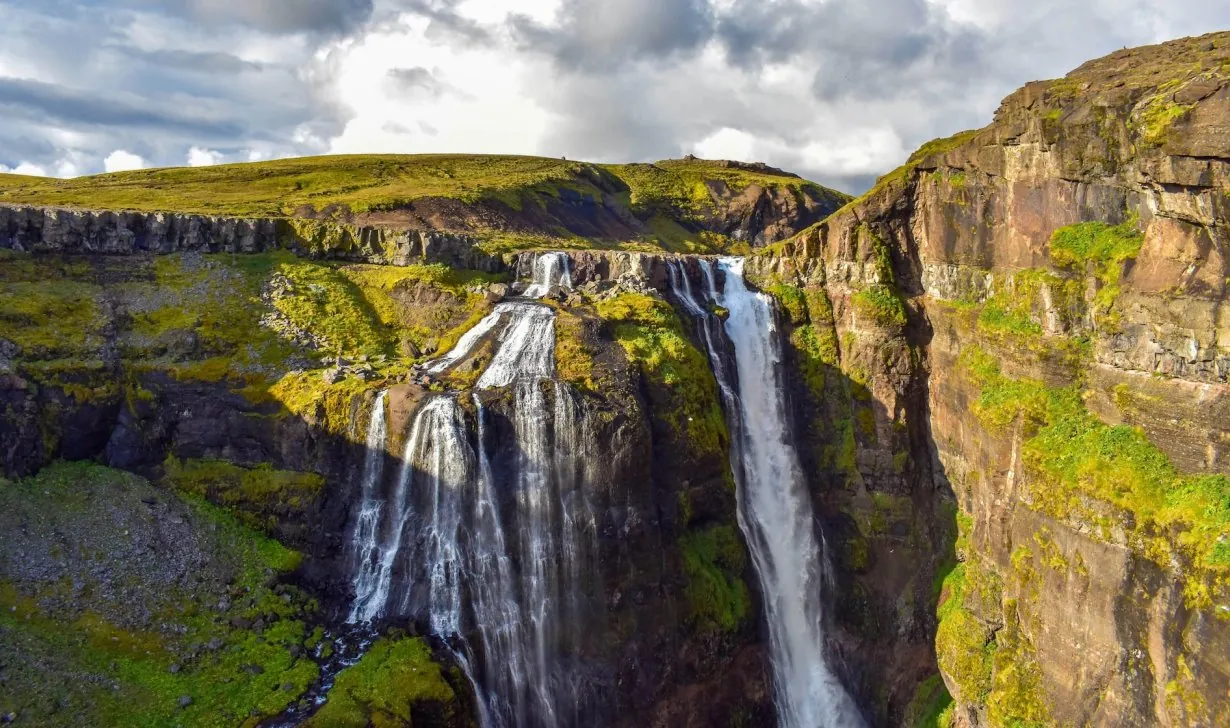 cascata Glymur Islanda occidentale