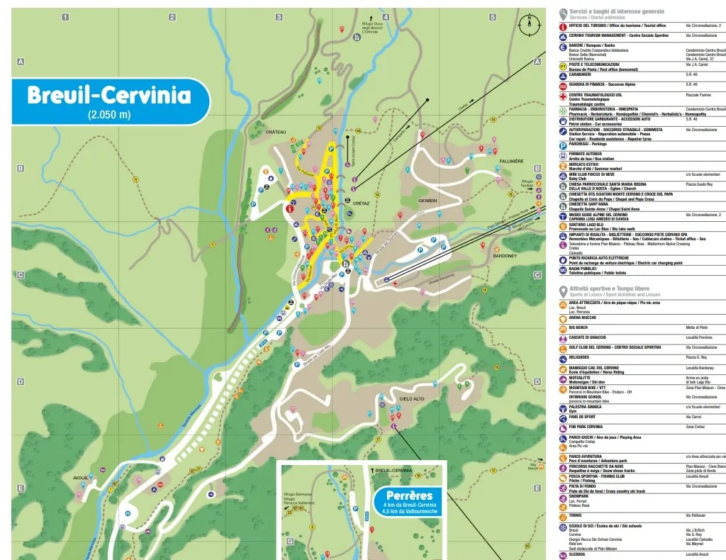 mappa Cervinia